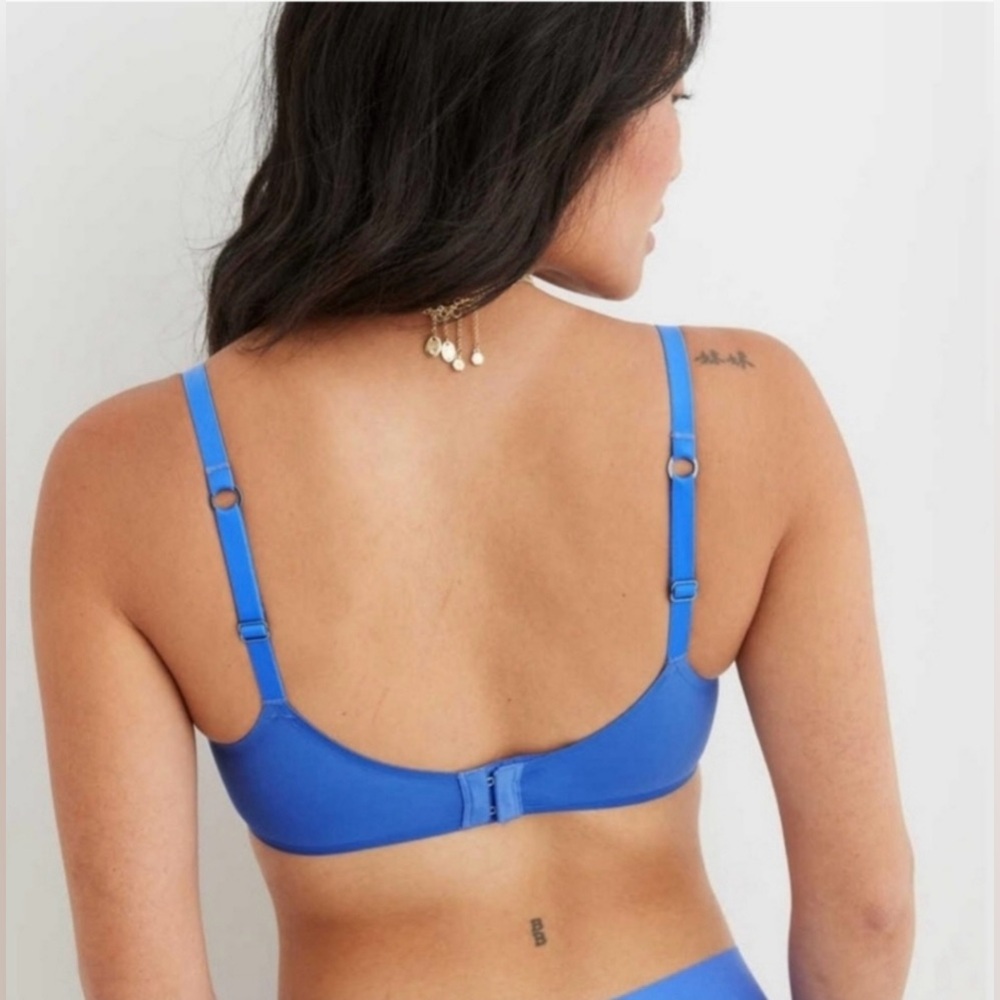 NWT Aerie Smoothez Unlined Mesh Bra - Picture 2 of 6